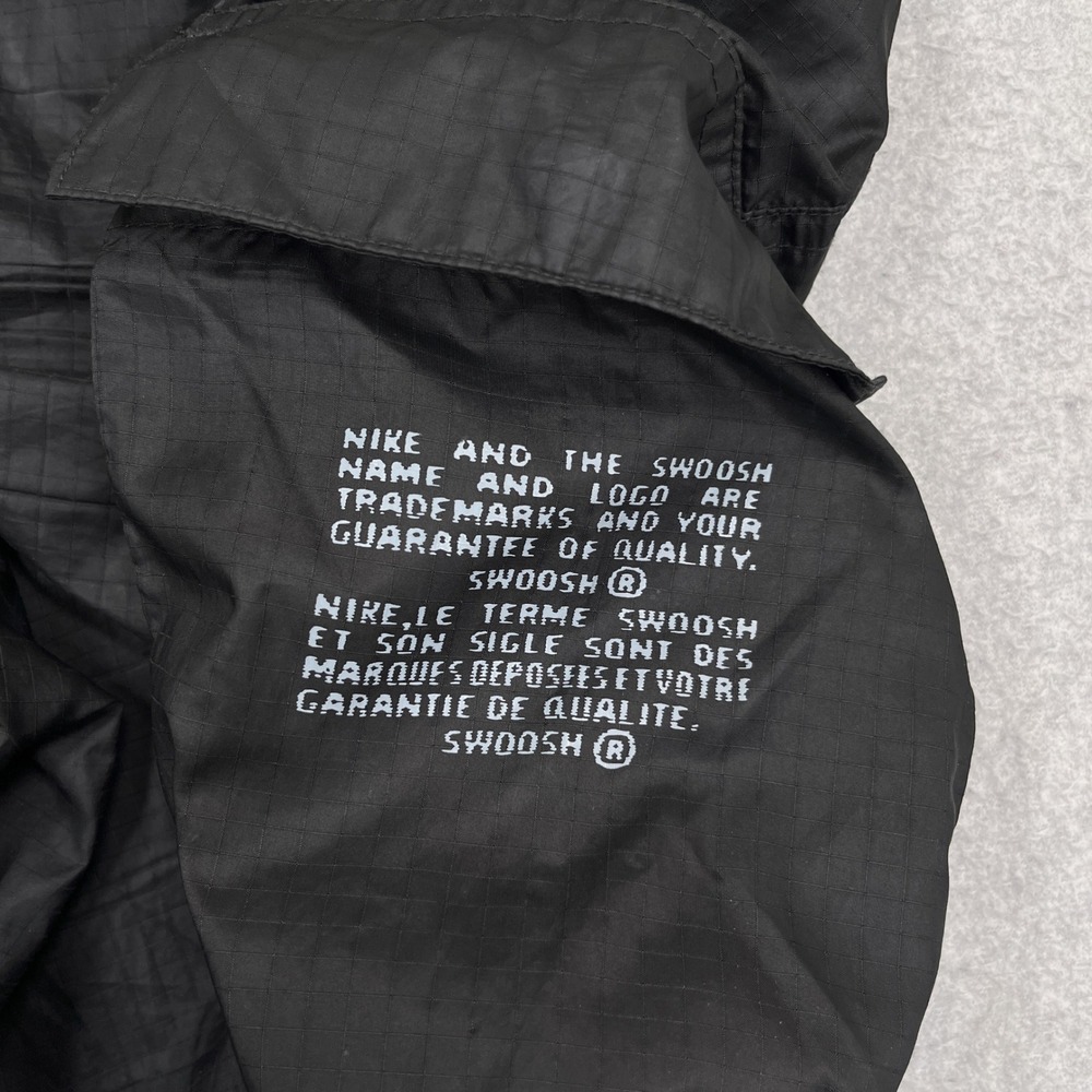 Nike Sportswear Swoosh Pants Mens Medium Black Woven Cargo Joggers CU3562-010 - Picture 11 of 16